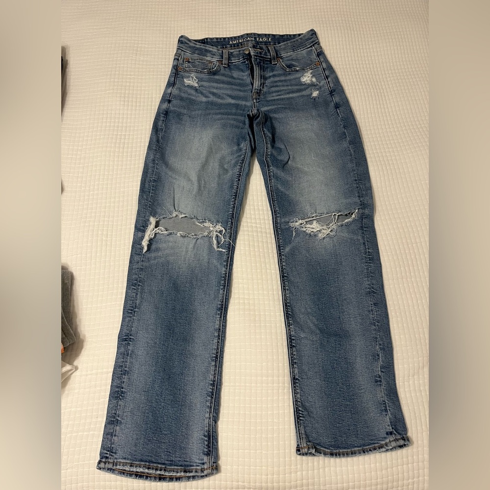 American Eagle Curvy Straight Jeans